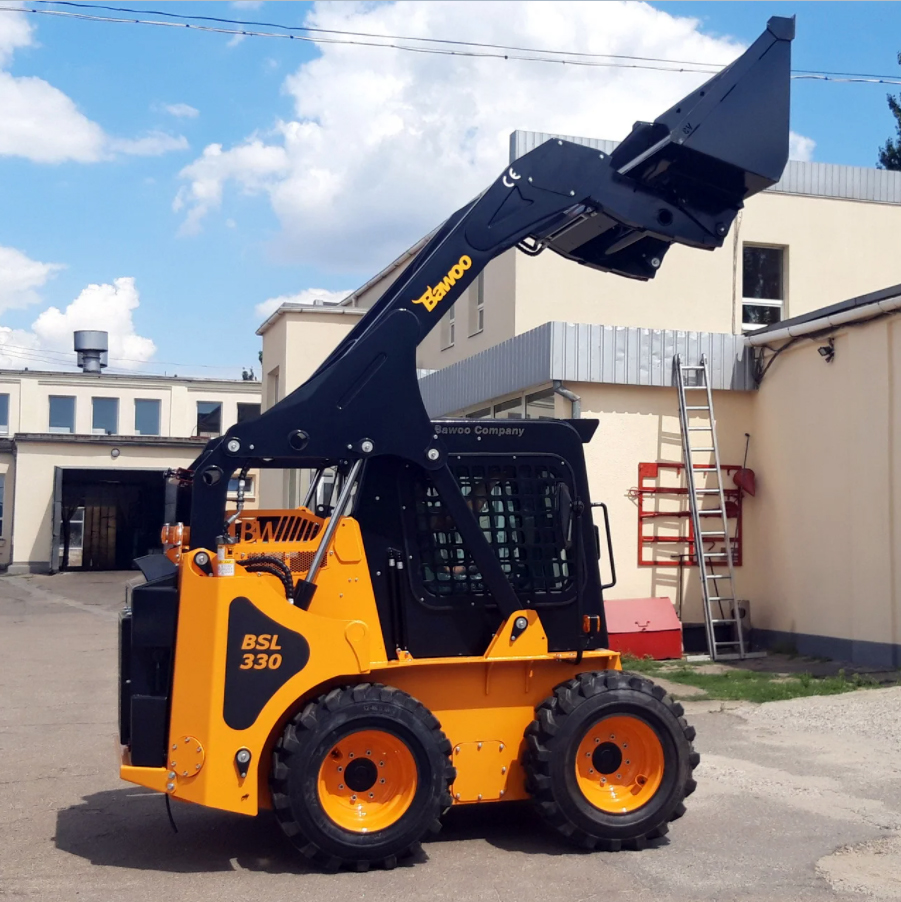 Скид-стир мини-погрузчик BAWOO BSL350 1200 кг
