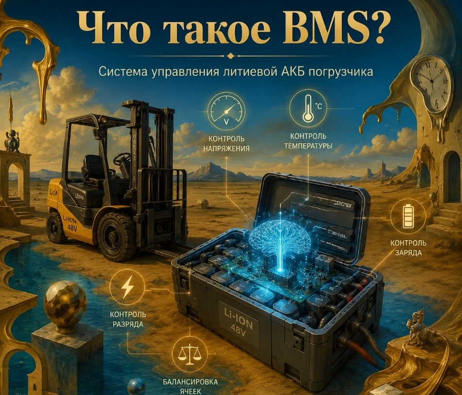 Что такое BMS в литиевой тяговой АКБ и зачем она нужна погрузчику