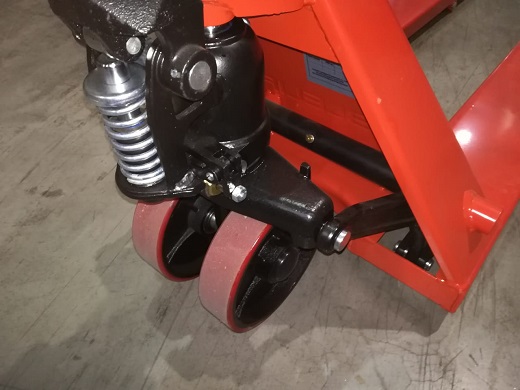 Гидравлическая тележка Noblelift DF25 550×1150 мм PU+PU тандем handle B