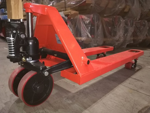 Гидравлическая тележка Noblelift DF25 550×1150 мм PU+PU тандем handle B