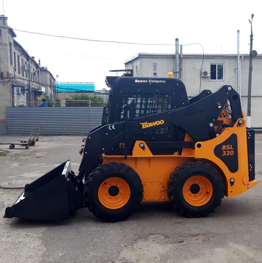 Мини-погрузчик с бортовым поворотом BAWOO BSL330 1050 кг