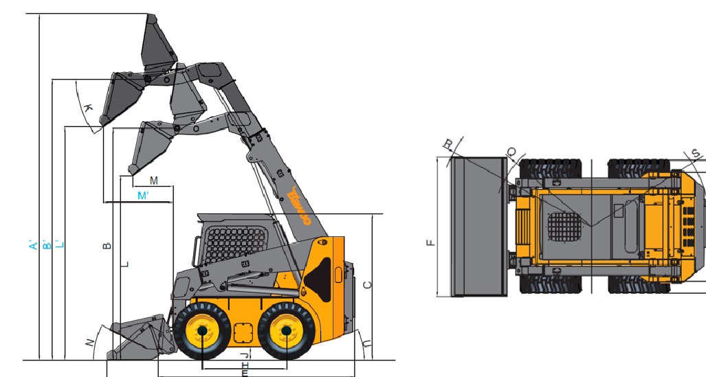характеристики минипогрузчика bawoo bsl330