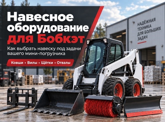 Навесное оборудование для Бобкэт (Bobcat): как выбрать подходящую навеску