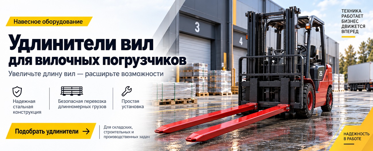 удлинители вил на вилы погрузчика