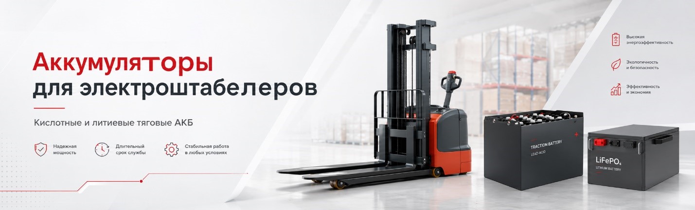 Аккумуляторы для штабелеров купить | АКБ для электроштабелеров