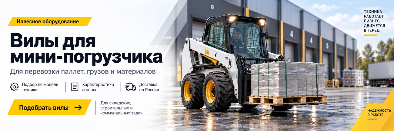 Паллетные вилы для мини-погрузчика в Санкт-Петербурге