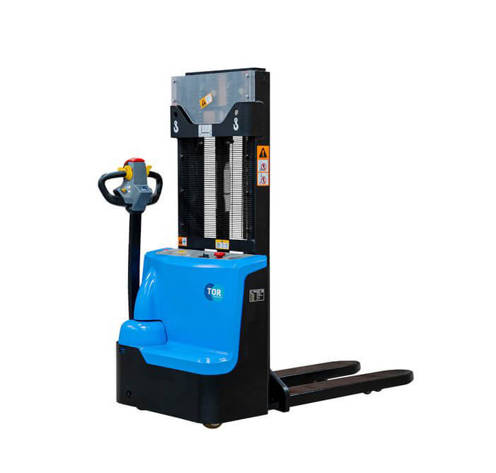 Самоходные электрические штабелеры TORWS15H-2500SCPROLi-ion24/60 самоходный Li,  высота подъема 2500 мм, г/п 1500 кг