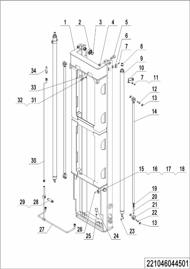 page26 Рисунок - 01 Внешняя мачта(221046044501)