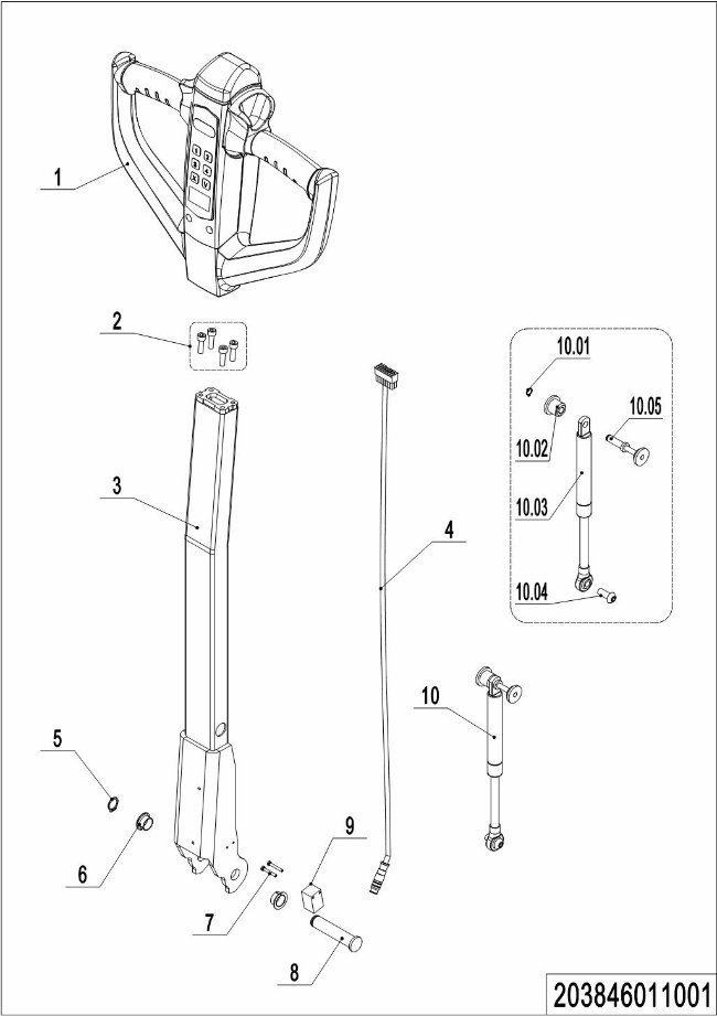 page29 Рисунок - 01 Tiller Unit (203846011001)