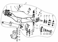 page8 Рисунок - Рулевой цилиндр (КД) - 3.0T/Рулевое колесо в сборе-3.0T - 3.5T/Рулевое колесо в сборе-3.5T - Рабочий