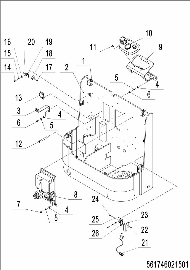 page20 Рисунок - 01 Кузов грузового автомобиля (561746021501)