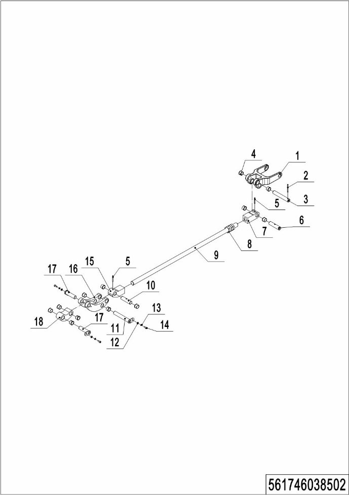 page26 Рисунок - 04 Тяговый стержень в сборе (561746038502)