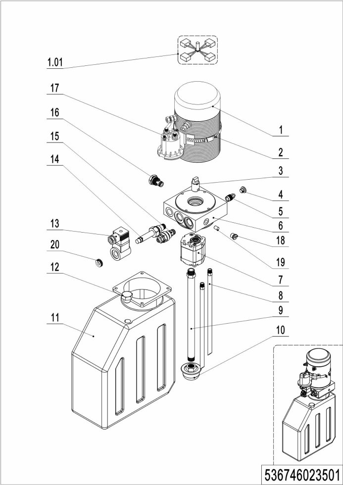 page14 Рисунок - 02 Насосный агрегат (536746023501)
