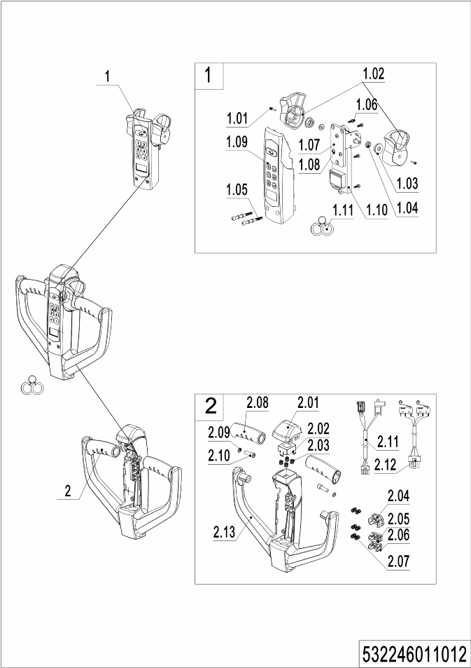 page34 Рисунок - 03 Головка румпеля (ДЕТОНГ) (EN1175:2020) (532246011012）