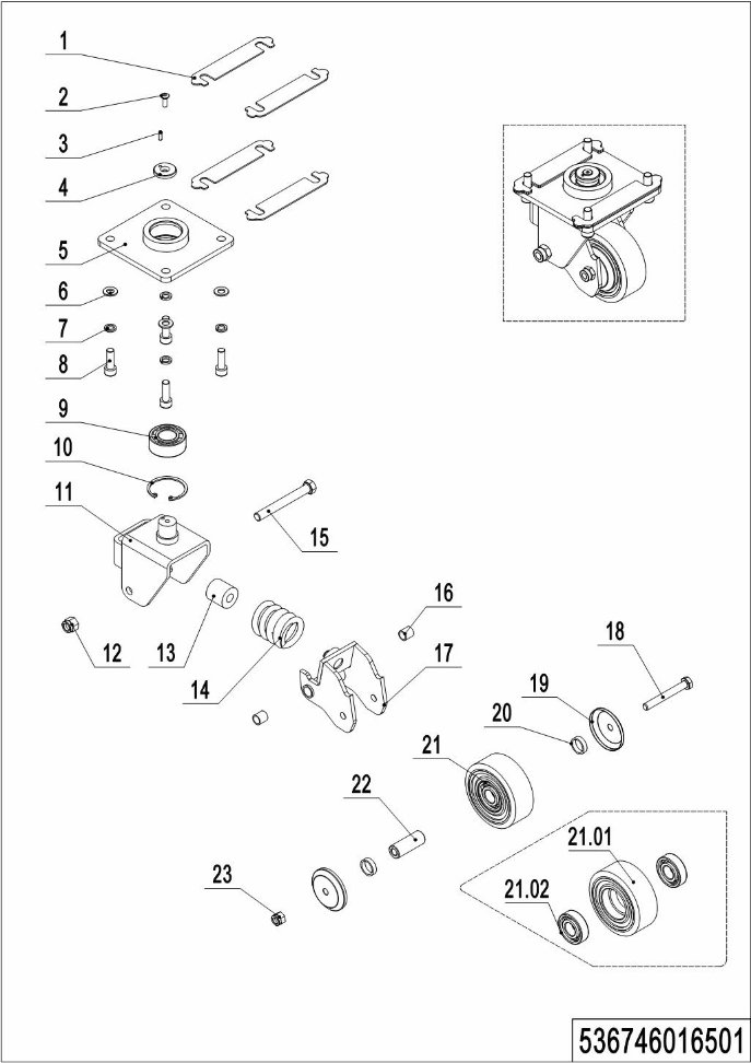page40 Рисунок - 06 Боковое колесо (536746016501)