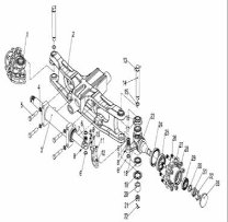 page14 Рисунок - 256898501018 -КД/STEERING BRIDGE AND INSTALLATION-КД 256898501018 -КД/STEERING BRIDGE AND INSTALLATI