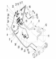 page22 Рисунок - 256898501026/гидравлический 256898501027 ()/Управление многоходовым обратным клапаном(два)