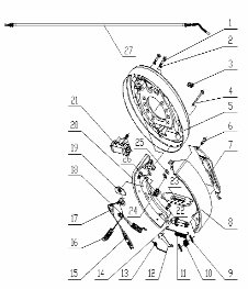 page5 Рисунок - 256898501003  -  /левый тормоз(30-35Q)-право