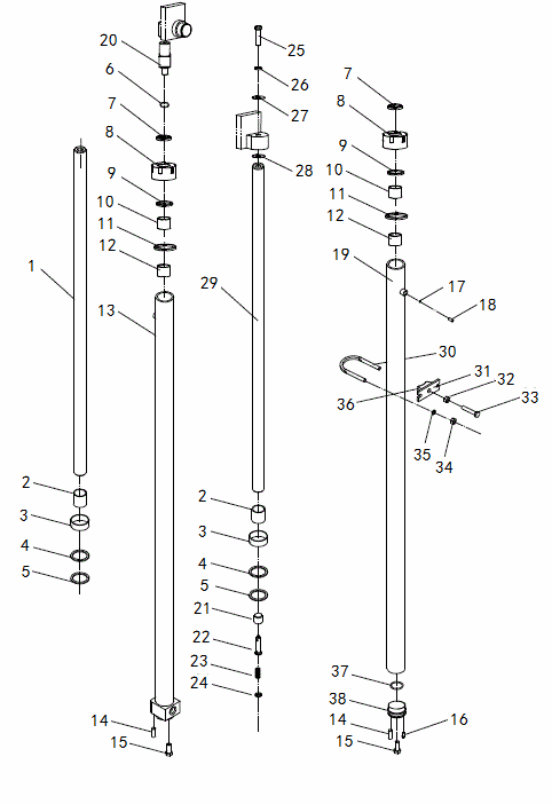 page209 Рисунок - Инжир.72 Короткий подъем/Опускающий цилиндр (2.0,2.5T 2-сцена Полностью свободна)