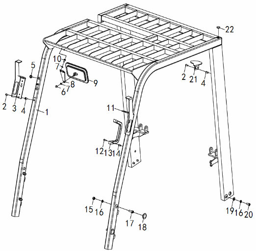 page253 Рисунок - Инжир.83 Опрокидывающийся цилиндр (2.0,2.5T)
