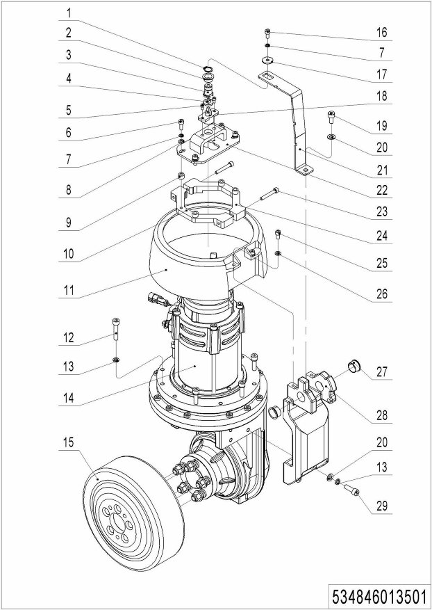 page6 Рисунок - 01 Приводной блок (534846013501)