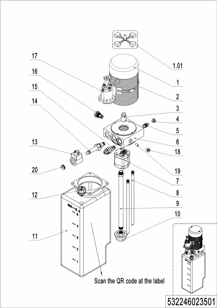 page14 Рисунок - 02 Насосный агрегат （ 537546023501)