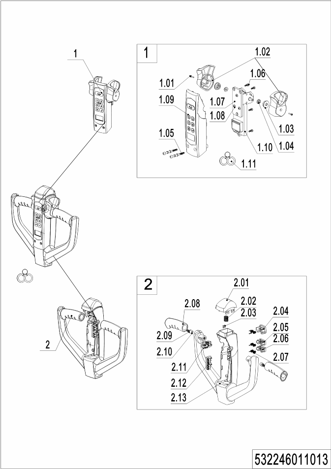 page36 Рисунок - 04 Головка румпеля (ШИЦЗЯ) (EN1175:2020) (532246011013 ）