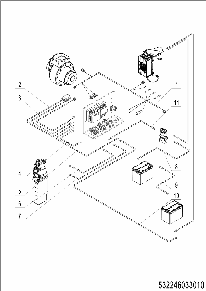 page46 Рисунок - 02 Жгут проводов (EN1175:2020) (532246033010)