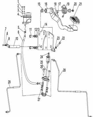 page29 Рисунок - 254198501024 /Ножной тормоз
