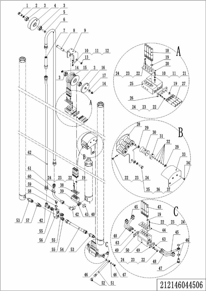 page58 Рисунок - 06Мачта гидравлическая4  (212146044506)Продолжение2