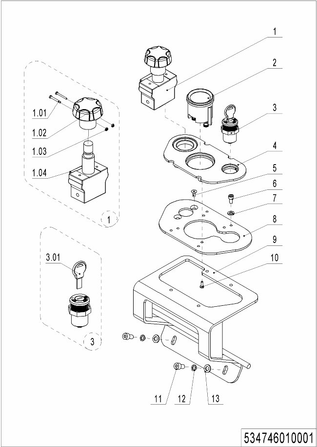 page60 Рисунок - 01 Дисплей в сборе (534746010001)