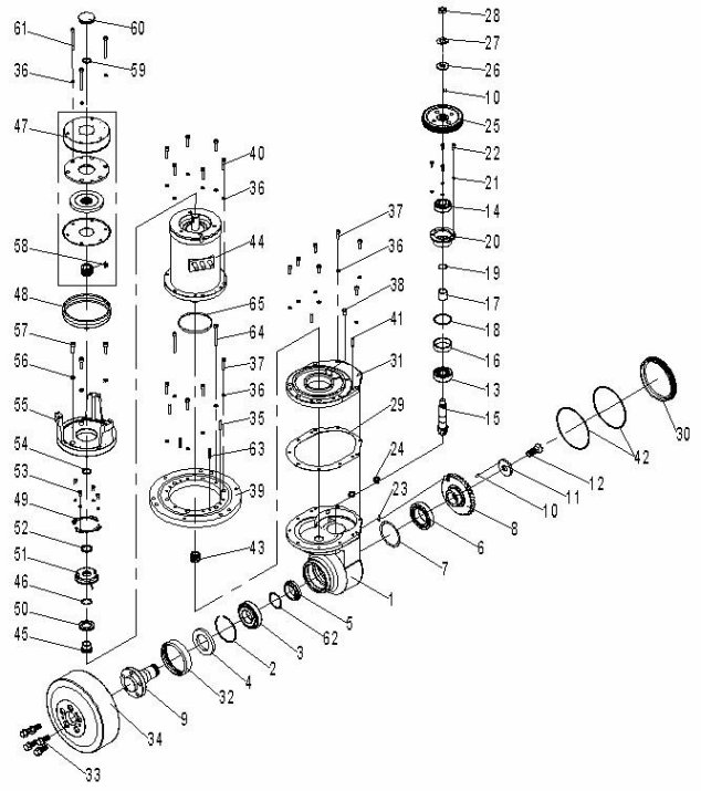 page41 Рисунок - Инжир. 20 7ЭЛЬ-АС-1.3 Ведущее колесо в сборе