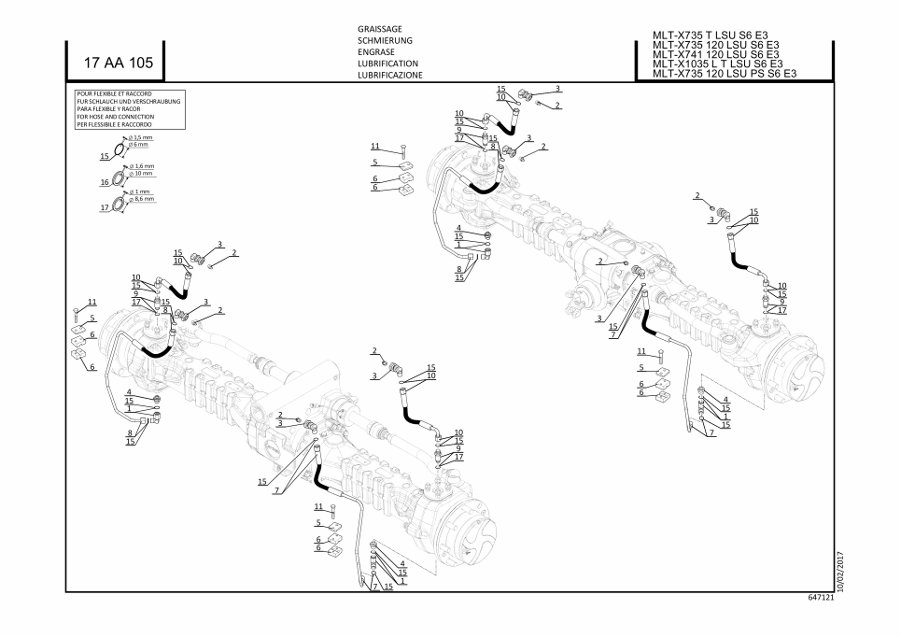 page66 Рисунок - 17aa105 - СМАЗЫВАНИЕ (647121)