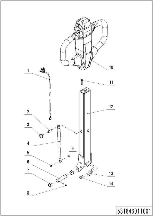 page27 Рисунок - 01 Tiller Unit (531846011001)