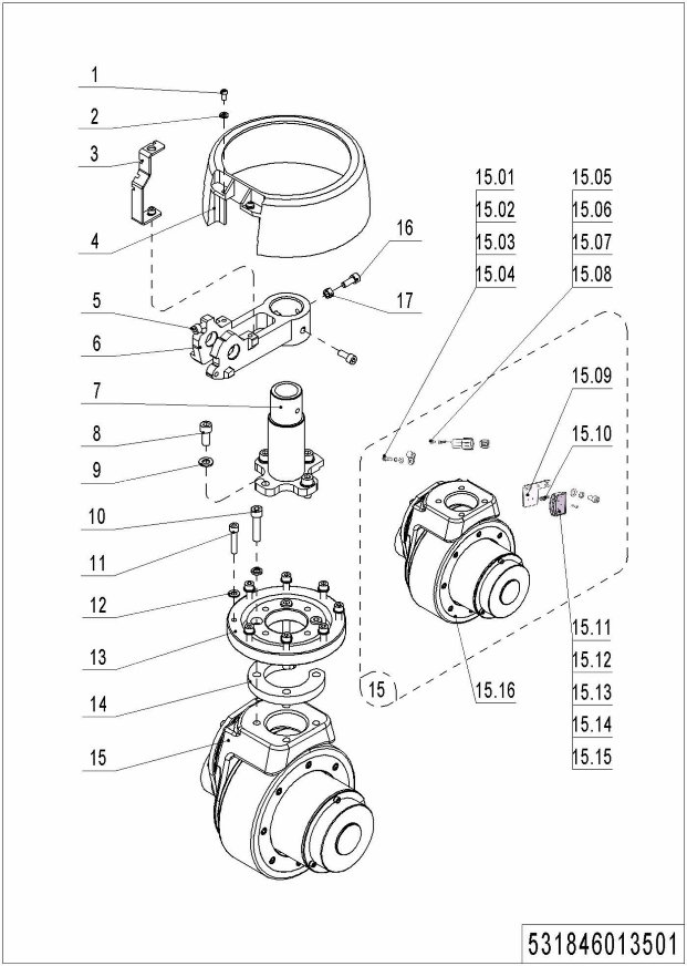 page5 Рисунок - 01 Привод в сборе (531846013501)