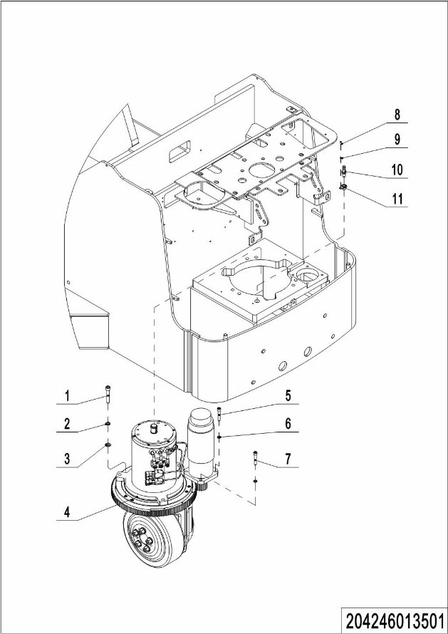 page6 Рисунок - 01 Привод в сборе (204246013501)