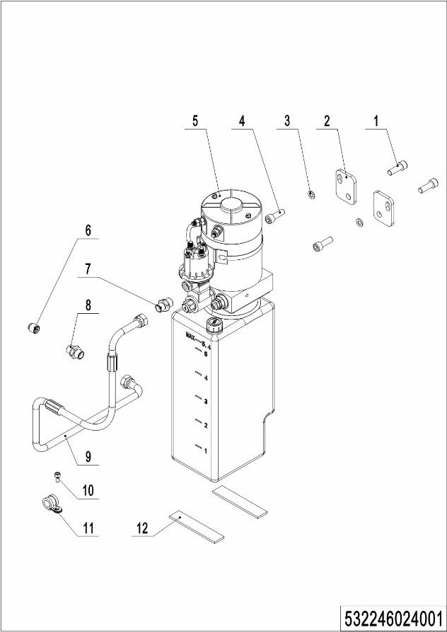 page12 Рисунок - 01 Гидравлический блок (532246024001)