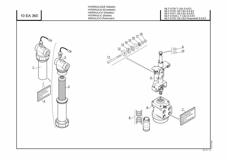 page98 Рисунок - 10ea360 - гидравлический (Подробности) (647121)